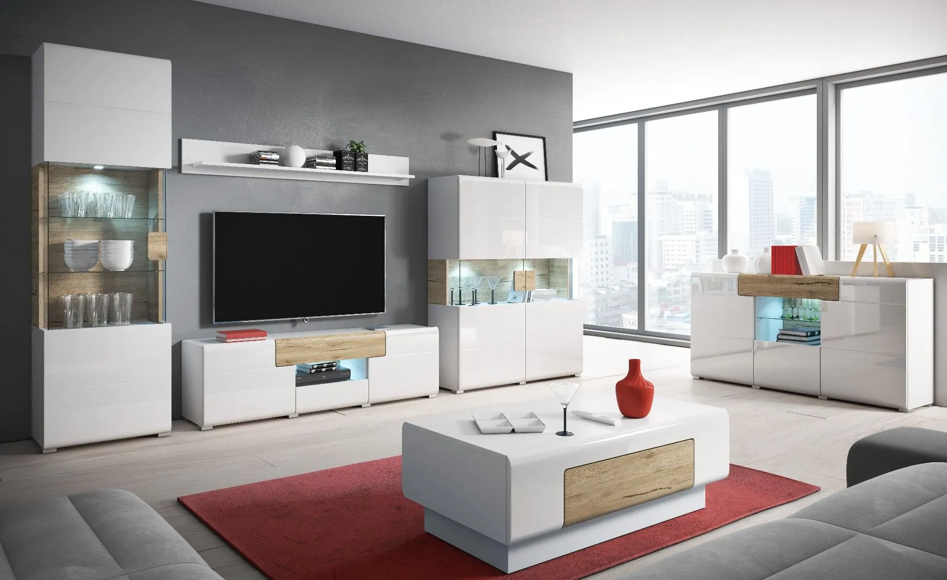 meble Toledo kolekcja Helvetia lunahomepl Nowoczesne meble z kolekcji Toledo – stylowe wyposażenie salonu Luna Home.