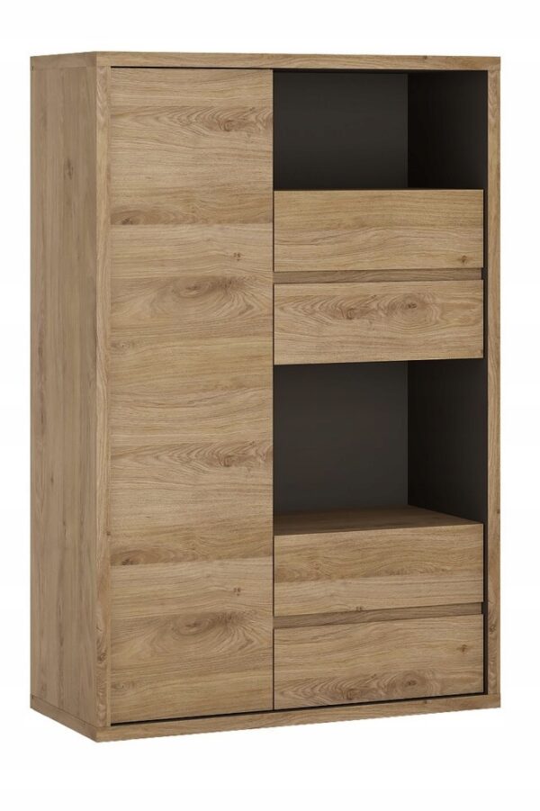 Regał niski SHETLAND Regał typ 31 - Meble Wójcik 86 x 132 x 40 szuflady